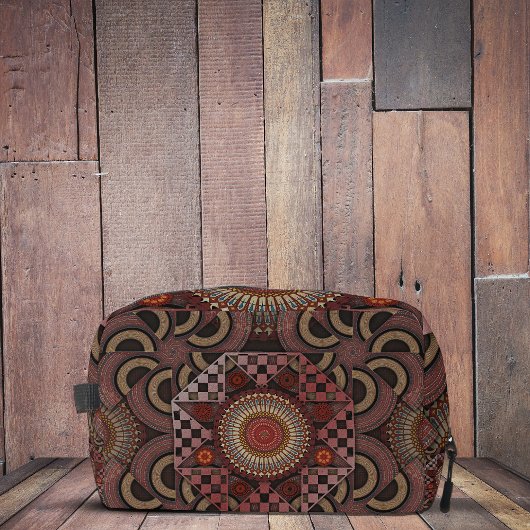 Perzisch zonniest omgevormd etnische halve cirkel  toilettasje