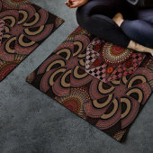 Perzisch zonniest omgevormd etnische halve cirkel  yogamat
