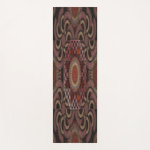 Perzisch zonniest omgevormd etnische halve cirkel  yogamat (Voorkant)