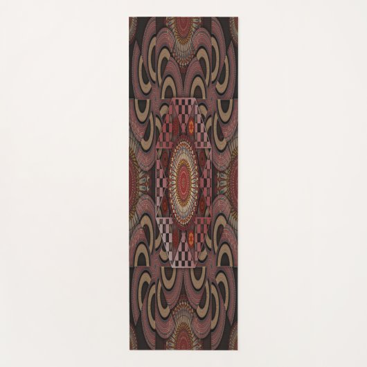 Perzisch zonniest omgevormd etnische halve cirkel  yogamat