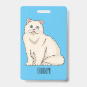 Perzische afbeelding van cartoon badge (Achterkant)