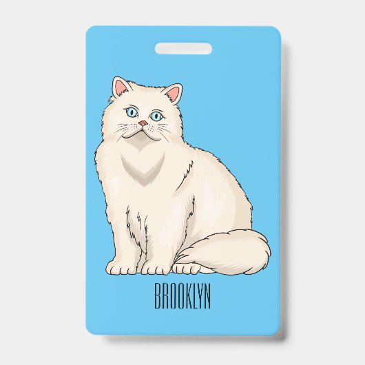 Perzische afbeelding van cartoon badge (Voorzijde)