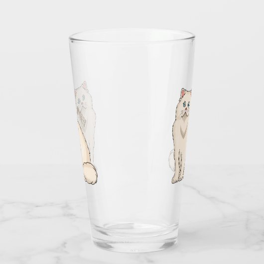 Perzische afbeelding van cartoon glas (Links)