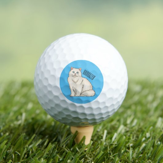 Perzische afbeelding van cartoon golfballen (Insitu Shirt)