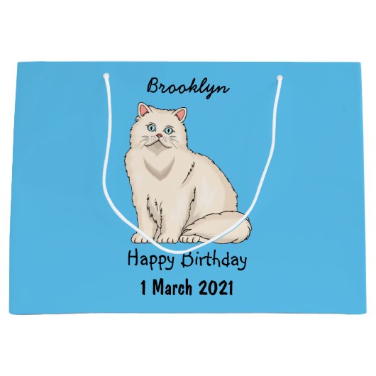 Perzische afbeelding van cartoon groot cadeauzakje (Voorkant)