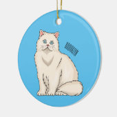Perzische afbeelding van cartoon keramisch ornament (Links)