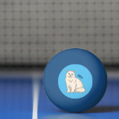 Perzische afbeelding van cartoon pingpongbal (Net)