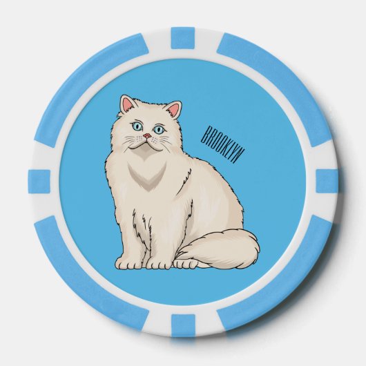 Perzische afbeelding van cartoon poker chips (Voorkant)