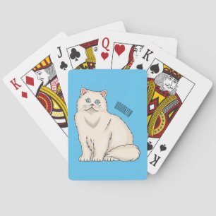 Perzische afbeelding van cartoon pokerkaarten