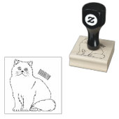 Perzische afbeelding van cartoon rubberstempel (Gestempeld)