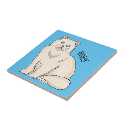 Perzische afbeelding van cartoon tegeltje (Zijkant)