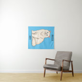 Perzische afbeelding van cartoon wandkleed (In Situ (horizontaal))