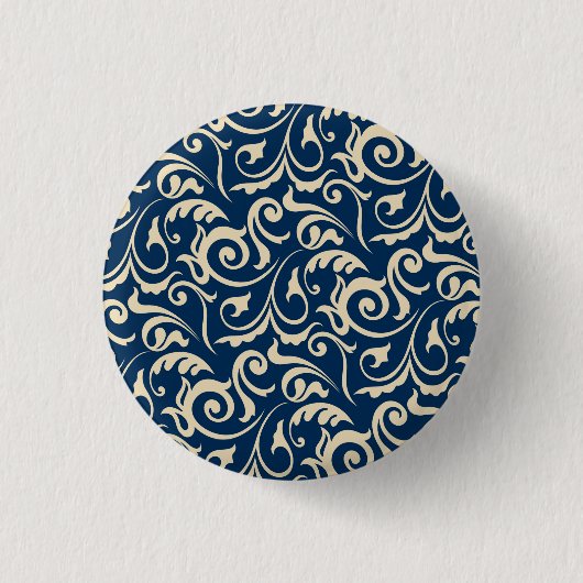 Perzische bewegingsinspiratie ronde button 3,2 cm (Voorkant)
