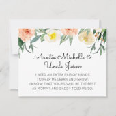 Perzische bloemen... zal jij mijn ouders voorstel  kaart (Voorkant)