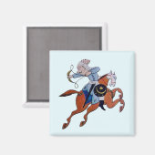 Perzische boogschutter te paard magneet (Voorkant / Achterkant)