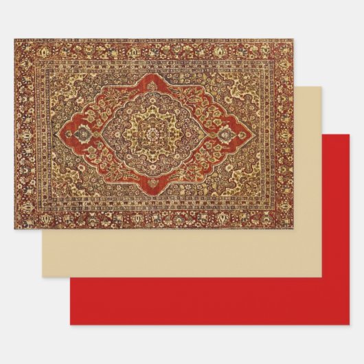 Perzische    carpetlook - Tabriz Inpakpapier Vel (Set)