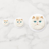 Perzische Cat 3D geïnspireerd Confetti (Achterkanten)