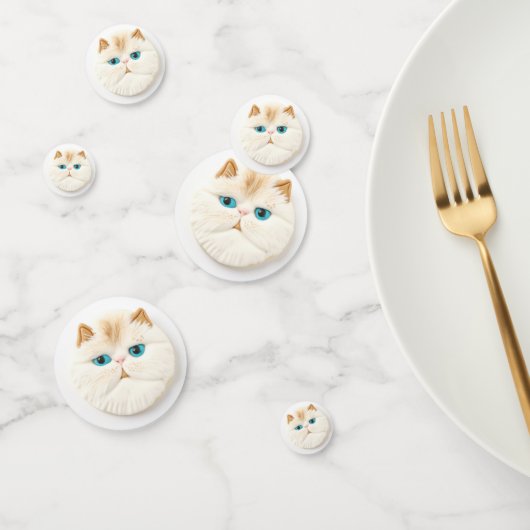 Perzische Cat 3D geïnspireerd Confetti (Groep)