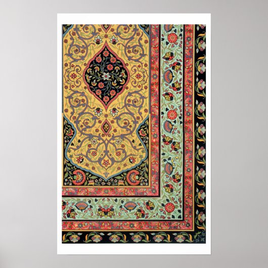 Perzische decoratie, bord XXV uit 'Polychrome Orn' Poster (Voorkant)