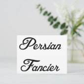perzische fransman briefkaart (Staand voorkant)