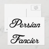 perzische fransman briefkaart (Voorkant / Achterkant)