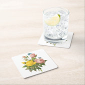 Perzische gele roos, thee-roos van Redouté Kartonnen Onderzetters (Insitu)