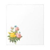  Perzische Gele Rozenthee Rozen van Redoute Notitieblok (Voorkant)