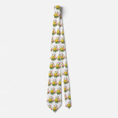 Perzische Gele Rozenthee Rozen van Redoute Stropdas (Voorkant)