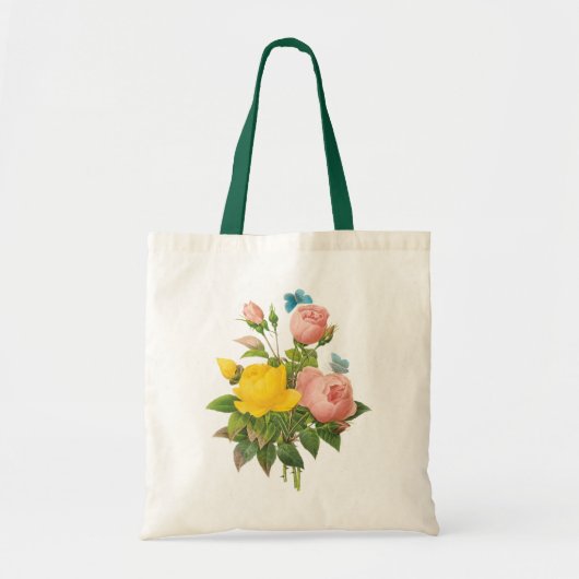  Perzische Gele Rozenthee Rozen van Redoute Tote Bag (Voorkant)