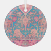 Perzische glaspatroondecoratie glas ornament (Voorkant)