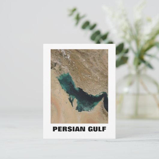 Perzische Golf Briefkaart (Staand voorkant)