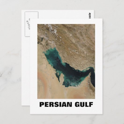 Perzische Golf Briefkaart (Voorkant / Achterkant)