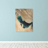 Perzische Golf Canvas Afdruk (Insitu (Houten vloer))