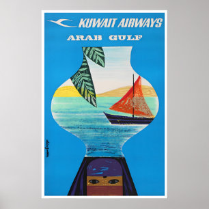 Perzische Golf Poster Kunst Reis Perzische Print