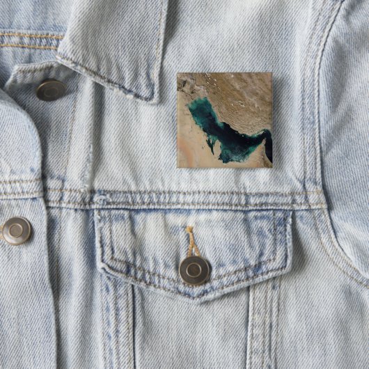 Perzische Golf Vierkante Button 5,1 Cm (In situ)