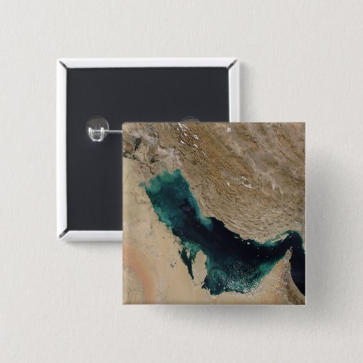 Perzische Golf Vierkante Button 5,1 Cm (Voorkant /achterkant)