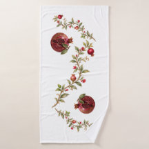 Perzische granaatappelboom muurkunst | Luxe botani
