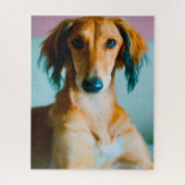 Perzische hond. legpuzzel (Verticaal)