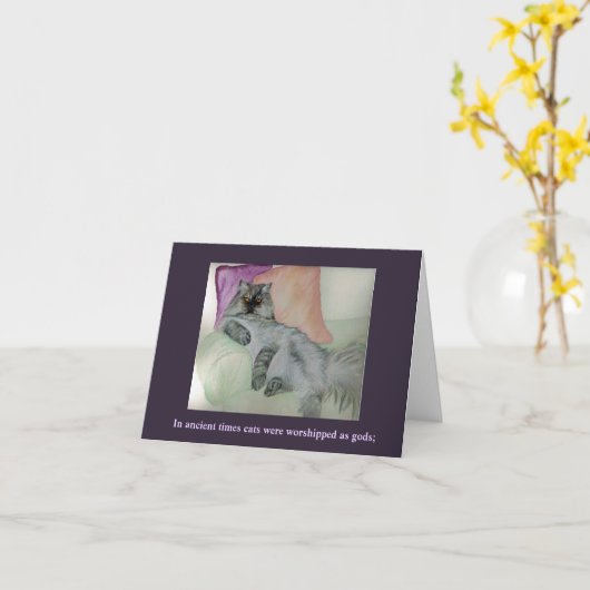 Perzische humoristische houding kaart (Gele Bloem)