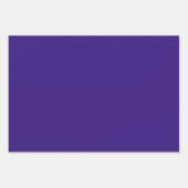 Perzische indigo Solid Color Inpakpapier Vel (Voorkant 3)