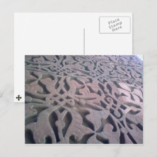 Perzische inschrijving briefkaart (Voorkant / Achterkant)