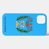Perzische Jodenster Menorah Case-Mate iPhone Case (Achterkant (horizontaal))