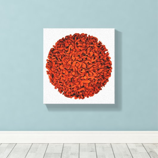 Perzische kalligrafie Canvas (Insitu (Houten vloer))