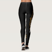 Perzische kalligrafie - Rumi 797 Leggings (Achterkant)