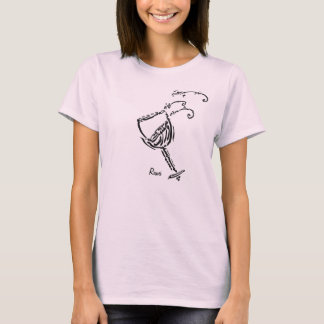 Perzische kalligrafie van Rumi Poem "de wijn" T-shirt