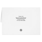 Perzische kat - 5" x 7" Art Kaart (Achterkant Horizontaal)