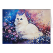 Perzische kat - 5" x 7" Art Kaart (Voorkant Horizontaal)