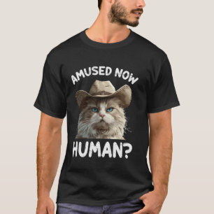 Perzische Kat AMUSEERT ZICH NU, MENS Funny Perzisc T-shirt