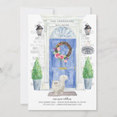 Perzische kat Blauwe deur Bewegende Aankondiging (Voorkant)