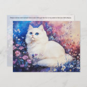 Perzische kat - Briefkaart (Voorkant / Achterkant)